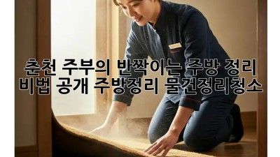 🏡 춘천 주부의 ✨반짝이는✨ 주방 정리 비법 공개! #주방정리 #물건정리청소
